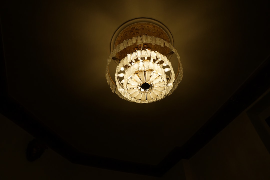 Photo Chinese round ceiling lamp