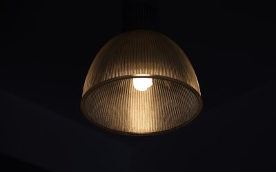 Photo brass floor lamp