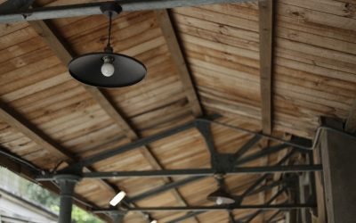 Photo wood ceiling light fixture