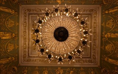 Photo plaster wall sconce