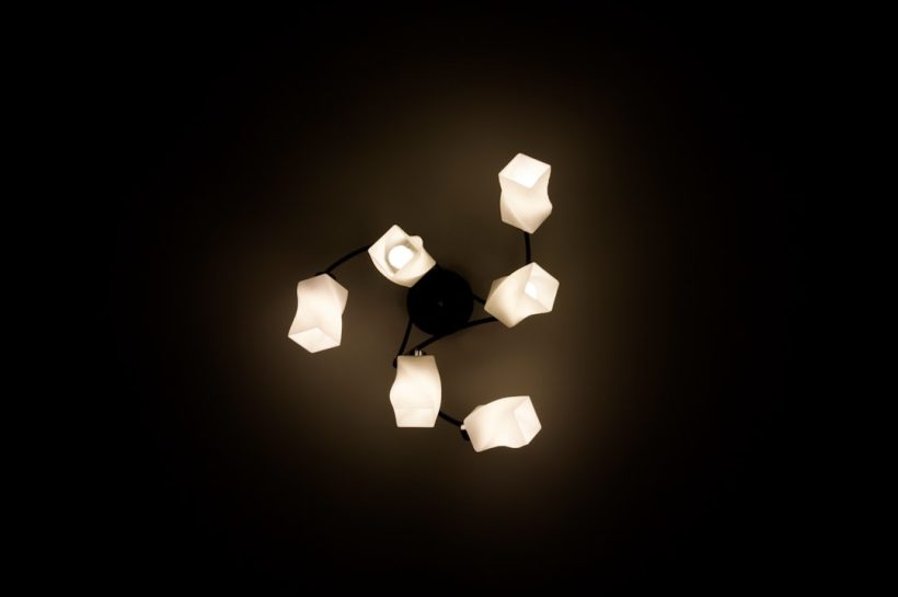 Photo Alabaster stone luxury wall sconces
