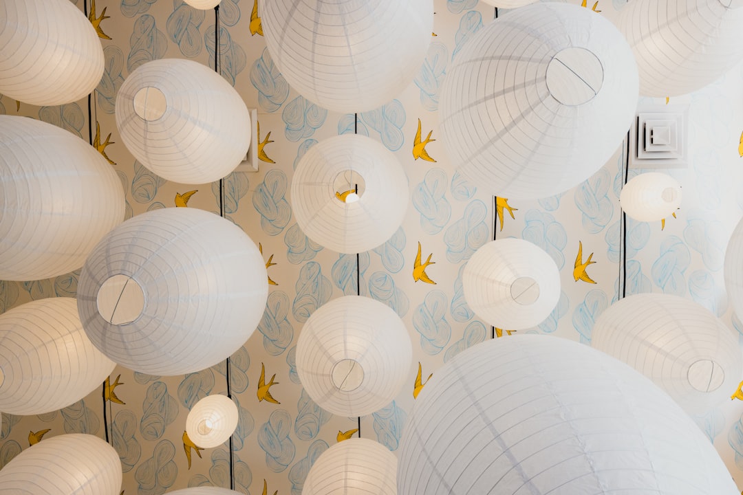 Photo rice paper lighting